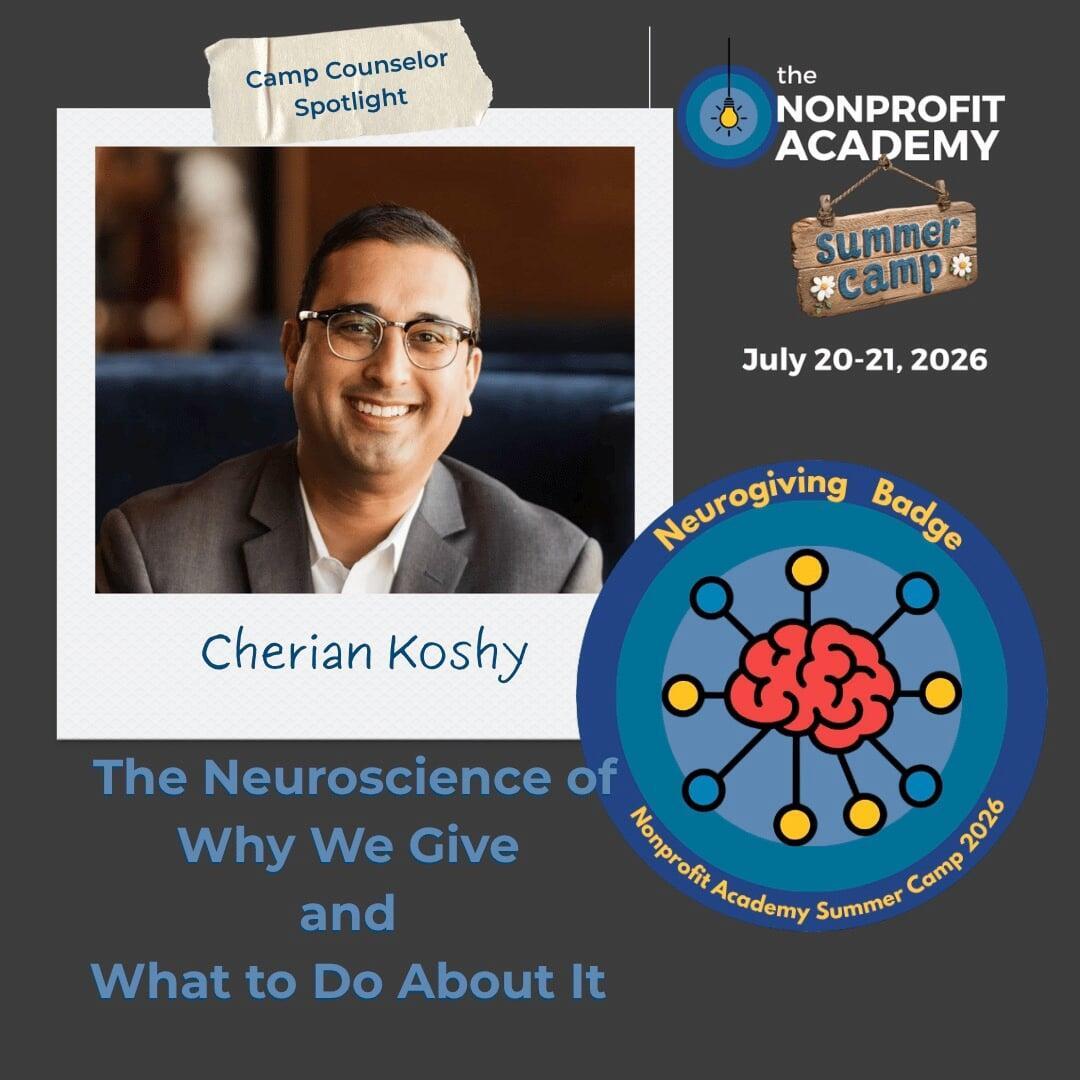 Camp Counselor Cherian Koshy on Neurogiving